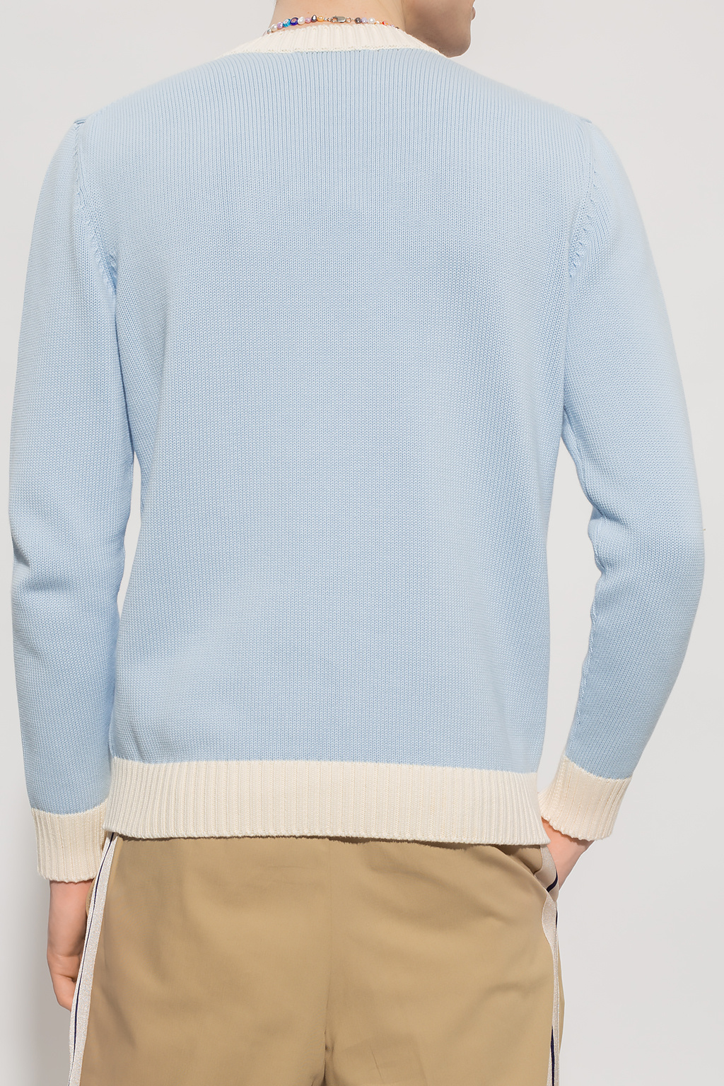 【送料&関税込】Maison KitsunAC Light Blue Cotton Sweatshirt Maison Kitsuné Light Blue Cotton Sweatshirt | italist